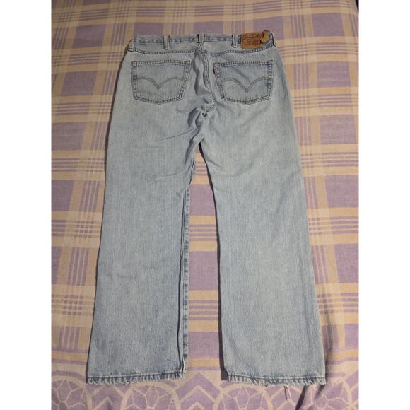 VINTAGE Levis 501 Jeans Mens 38 x 30 / 36 x 29 Straight Regular Medium Wash USA - Picture 2 of 12